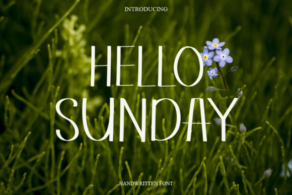 Hello Sunday Font