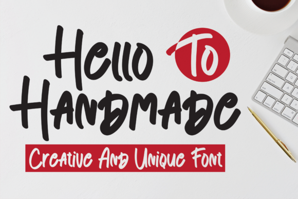 Hello to Handmade Font Poster 1