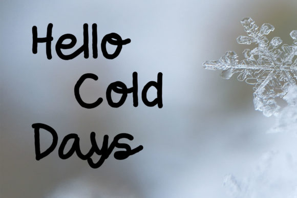 Hello Winter Font Poster 4