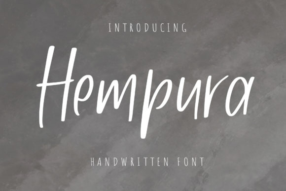 Hempura Font Poster 1