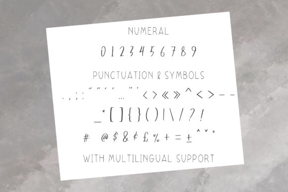 Hempura Font Poster 3