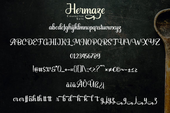 Hermaze Font Poster 6