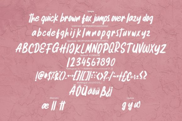 Heseick Font Poster 6