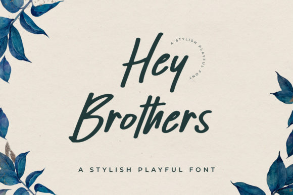Hey Brother Font Poster 1