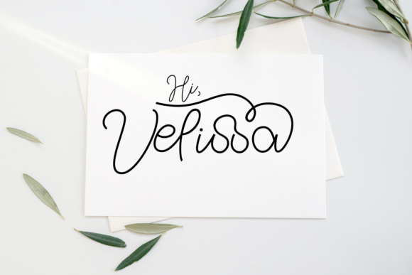 Hi Velissa Font Hi Velissa Font Poster 1