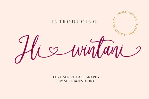 Hi Wintani Font Poster 1