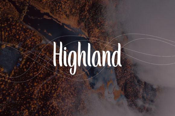Highland Font Poster 1