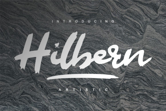 Hilbern Font Poster 1