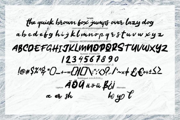Hilbern Font Poster 6