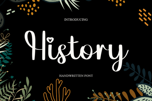 History Font Poster 1