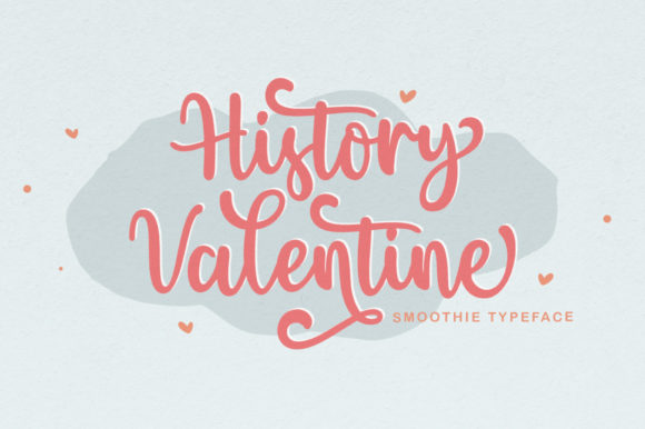 History Valentine Font Poster 1