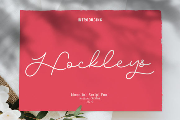 Hockleys Font Poster 1