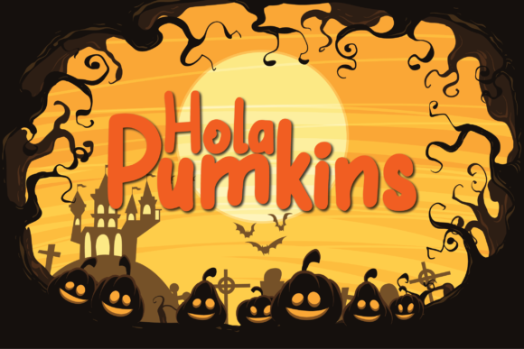 Hola Pumkins Font Poster 1