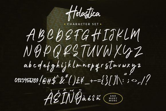 Holastica Font Poster 8