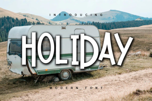 Holiday Font Poster 1