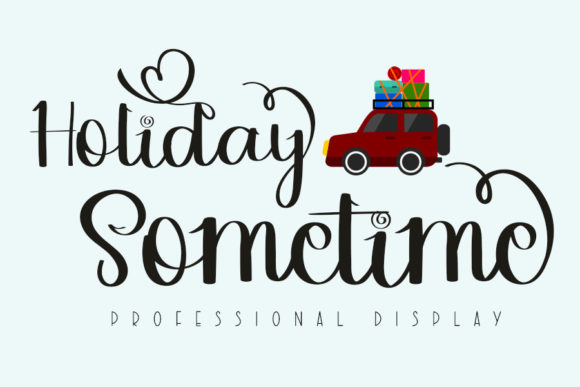 Holiday Sometime Font