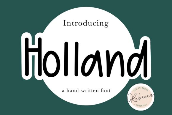 Holland Font Poster 1