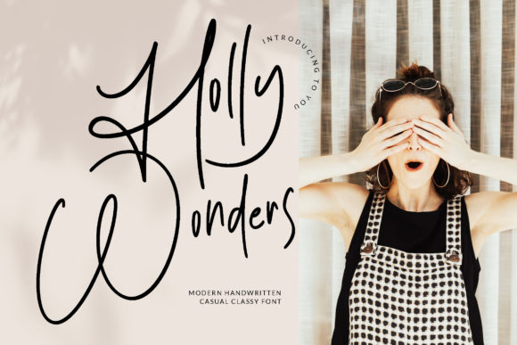 Holly Wonders Font Poster 1