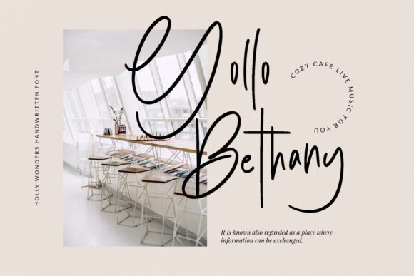 Holly Wonders Font Poster 2