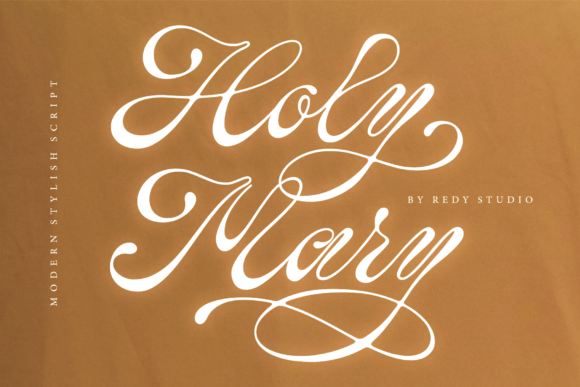 Holy Mary Font Poster 13