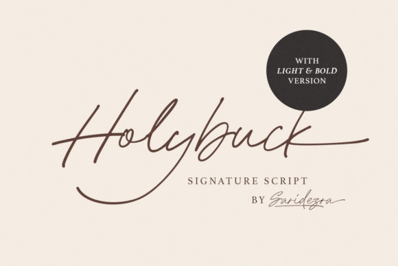 Holybuck Font Poster 1