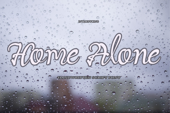 Home Alone Font Poster 1