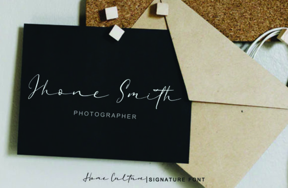 Home Culture Font Poster 8