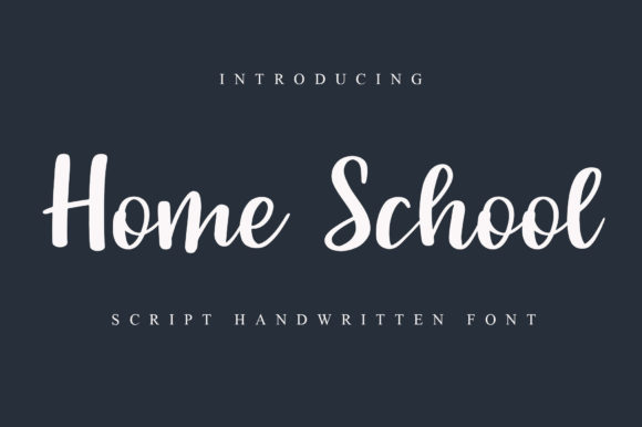 Home School Font