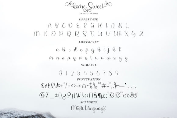 Home Sweet Font Poster 6