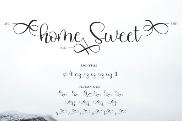 Home Sweet Font Poster 7