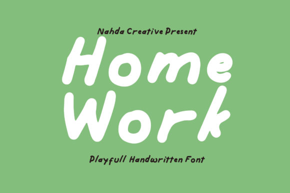 Home Work Font