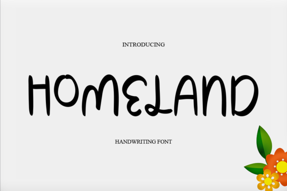 Homeland Font Homeland Font Poster 1