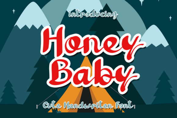 Honey Baby Font Poster 1