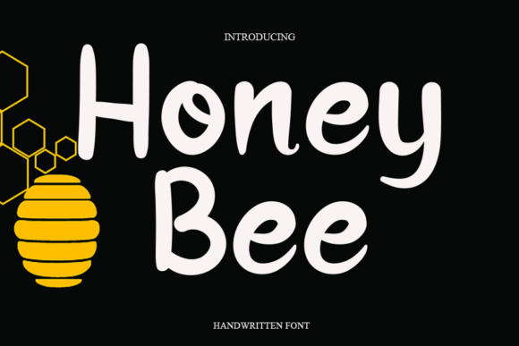 Honey Bee Font Poster 1
