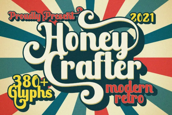 Honey Crafter Font Honey Crafter Font Poster 1