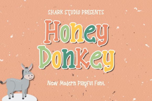 Honey Donkey Font Poster 1