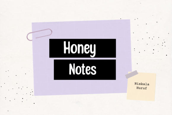 Honey Notes Font
