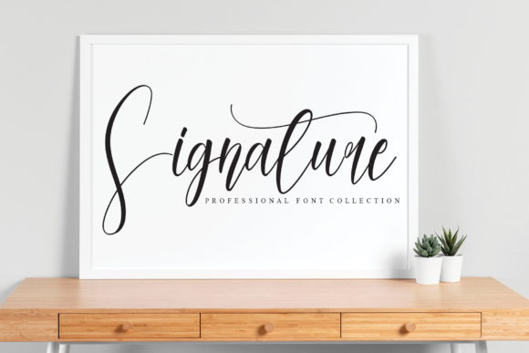 Honeymoon Romantic Font Poster 3