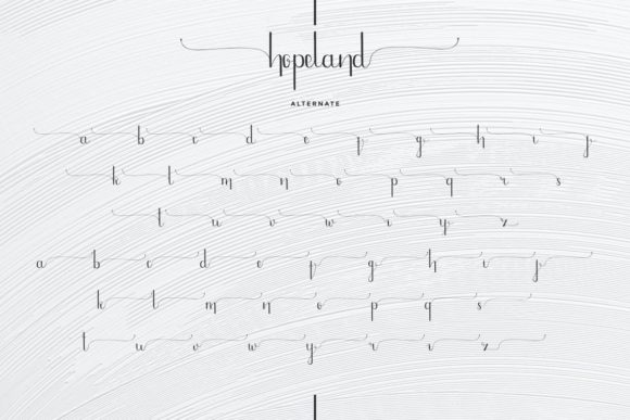 HopeLand Font Poster 6