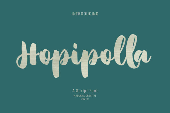 Hopipolla Font Poster 1