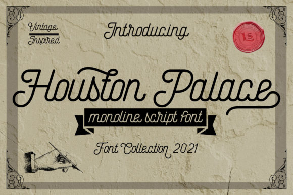 Houston Palace Font Poster 1