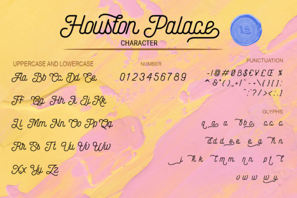 Houston Palace Font Poster 5