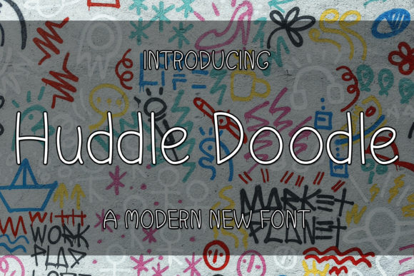 Huddle Doodle Font