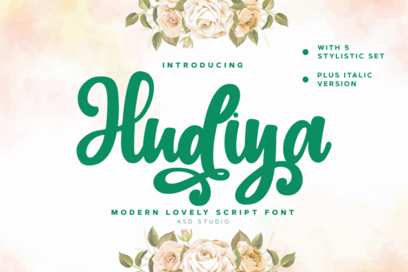 Hudiya Font Poster 1