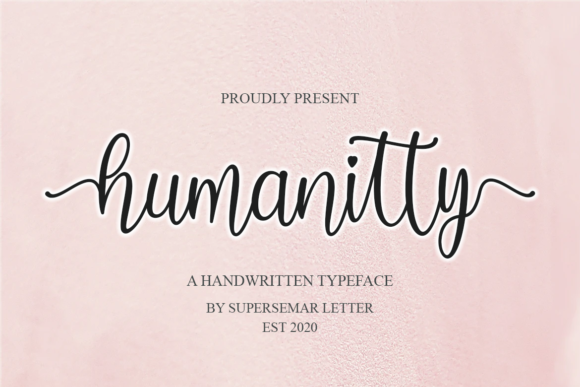 Humanitty Font Poster 1