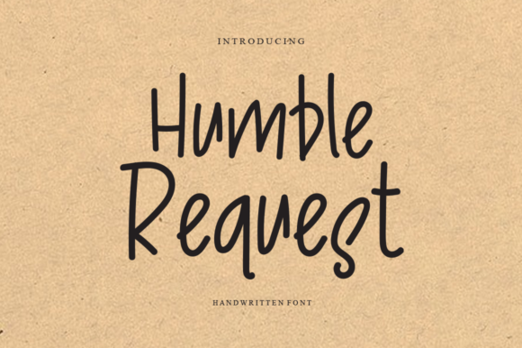 Humble Rquest Font Poster 1