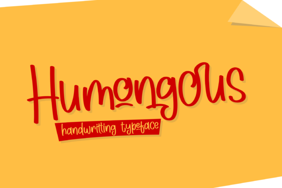 Humongous Font Poster 1
