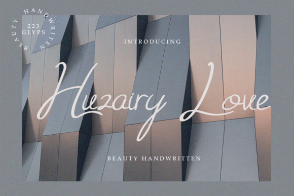 Huzairy Love Font Poster 1