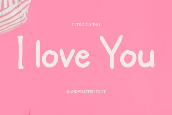 I Love You Font