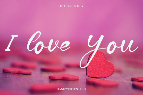 I Love You Font